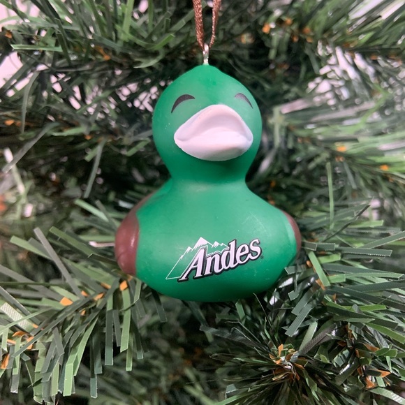 4 for $20 Andes Rubber Duckie Christmas Ornament - Picture 1 of 13